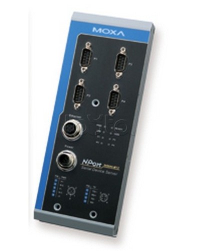 Сервер 4-портовый RS-232/422/485 в Ethernet Moxa NPort 5450AI-M12-T в Коврове Дополнительное оборудование для ОПС Pintop.ru