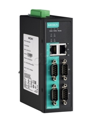 Сервер 4-портовый RS-232/422/485 в Ethernet Moxa NPort IA-5450AI-T в Коврове Дополнительное оборудование для ОПС Pintop.ru