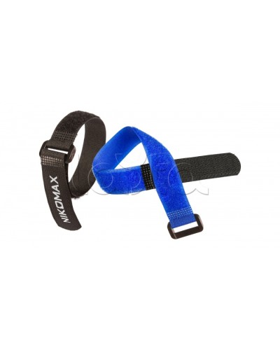 Стяжка-липучка NIKOMAX NMC-CTV290-20-HB-GN-10 (10шт) в Коврове Стяжки-хомуты Pintop.ru
