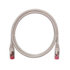 Шнур коммутационный 2хRJ45/8P8C S/FTP кат.6A (NMC-PC4SA55B-030-GY) NIKOMAX (3 м)