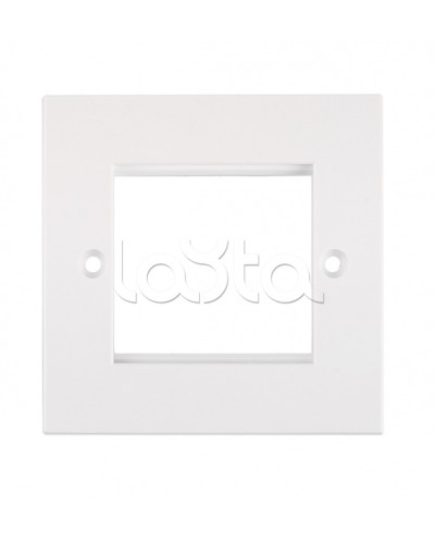 Панель лицевая NIKOMAX NMC-PL1PB-WT в Коврове Аксессуары для кабель-канала Pintop.ru
