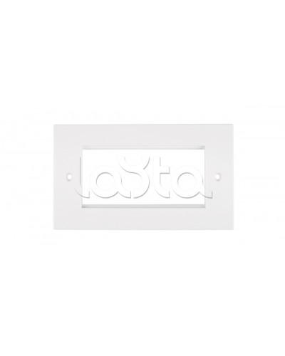 Панель лицевая NIKOMAX NMC-PL2PB-WT в Коврове Аксессуары для кабель-канала Pintop.ru