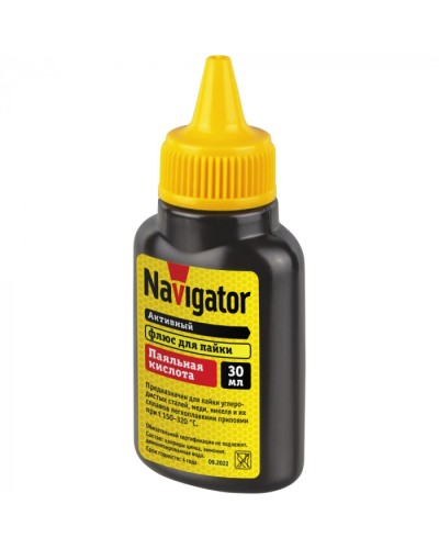 Флюс Navigator 93 744 NEM-Fl01-F30 (паяльная кислота, 30мл) в Коврове Аксессуары для кабель-канала Pintop.ru