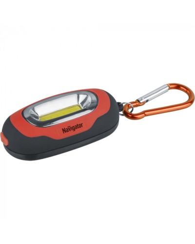 Фонарь Navigator 93 657 NPT-KC07-R-2CR2032 брелок пласт.1COB LED(1Вт) 3 реж.крас в Коврове Светильники Pintop.ru