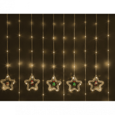 Гирлянда Navigator 95 013 NGF-D035-02 (бахрома звезды и фигурки CW 3*0.6м IP20)