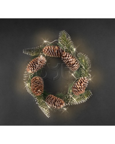 Гирлянда Navigator 95 036 NGF-D041-02(венок шишки WW) в Коврове Источники света(Лампы) Pintop.ru