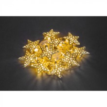 Гирлянда Navigator 95 038 NGF-D042-02 (нить золотые звезды WW 1.6м IP20)