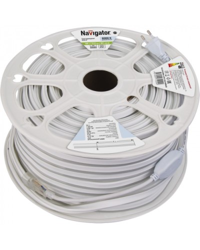 Лента светодиодная Navigator 71 929 NLS-2835СW92-9-IP67-220V-NEONLED R20 в Коврове Источники света(Лампы) Pintop.ru