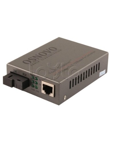 Медиаконвертер оптический OSNOVO OMC-100-21S5b в Коврове Медиаконвертеры Pintop.ru