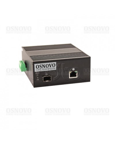 Медиаконвертер Gigabit Ethernet с поддержкой PoE OSNOVO OMC-1000-11HX/I в Коврове Медиаконвертеры Pintop.ru