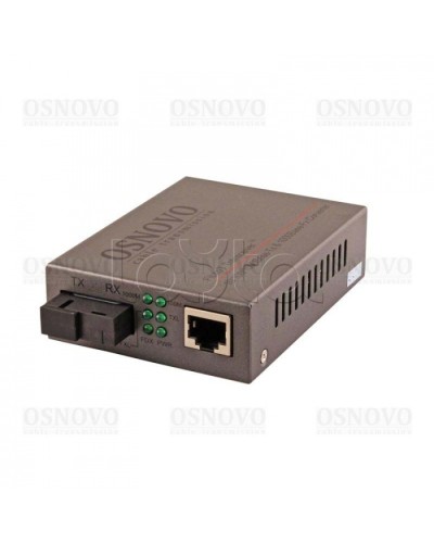 Медиаконвертер Gigabit Ethernet OSNOVO OMC-1000-11S5a в Коврове Медиаконвертеры Pintop.ru