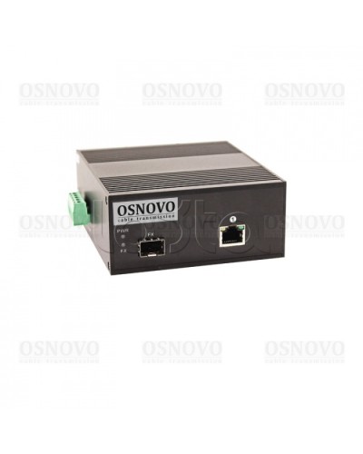 Медиаконвертер Gigabit Ethernet с поддержкой PoE OSNOVO OMC-1000-11X/I в Коврове Медиаконвертеры Pintop.ru