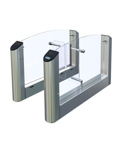 Гибрид центрального модуля турникета с картоприемником и высокими створками Oxgard Praktika T-07-GCMТК-900/1200 в Коврове Турникеты Pintop.ru