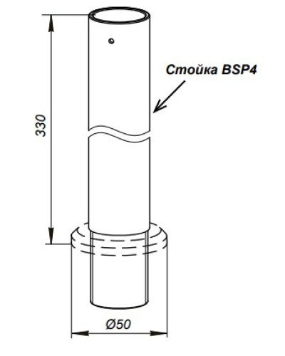 Стойка PERCo-BSP4 в Коврове Дополнительное оборудование для СКУД Pintop.ru