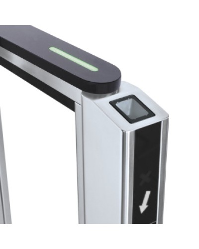 Передняя панель скоростного прохода PERCo-ST-11 со встроенным сканером штрихкода PERCo-FP11Q.1 в Коврове Ограждения Pintop.ru
