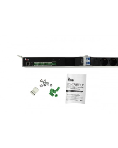 Блок силовых розеток с контроллером REM R-MC1-32-2x2S-2x3C13-2x2C19-A-1420-K в Коврове Блоки розеток Pintop.ru