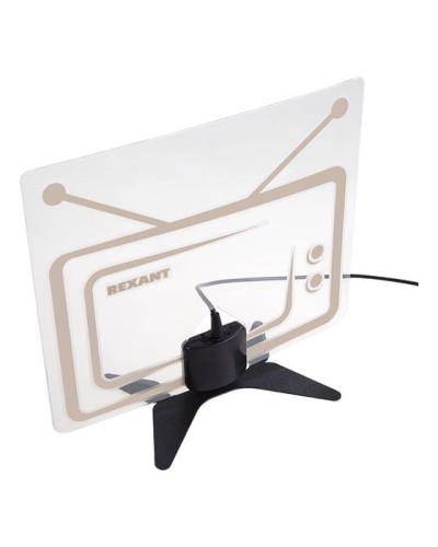 Антенна комнатная «Активная» для цифрового телевидения DVB-T2, Ag-717 REXANT 34-0717 в Коврове Системы видеонаблюдения Pintop.ru