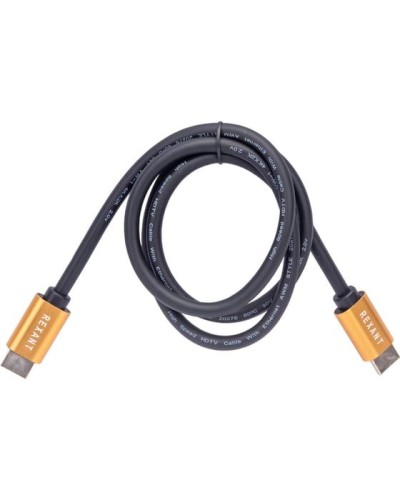 Кабель HDMI - HDMI 2.0, 1м, Gold REXANT 17-6102 в Коврове Системы видеонаблюдения Pintop.ru
