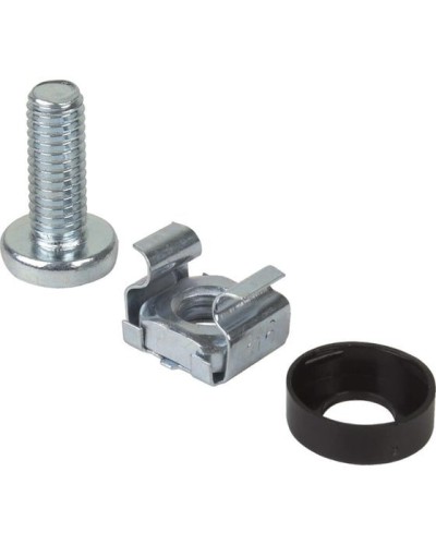 Комплект крепежа винт+шайба+гайка M6x16 REXANT (04-2686) в Коврове Аксессуары для стоек и шкафов Pintop.ru