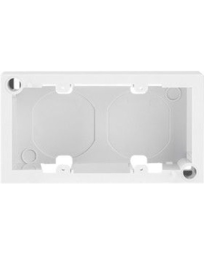 Короб накладной для лицевых панелей 80х150 под 4 модуля 45х22,5 Mosaic 03-0127 в Коврове Распределительные коробки Pintop.ru