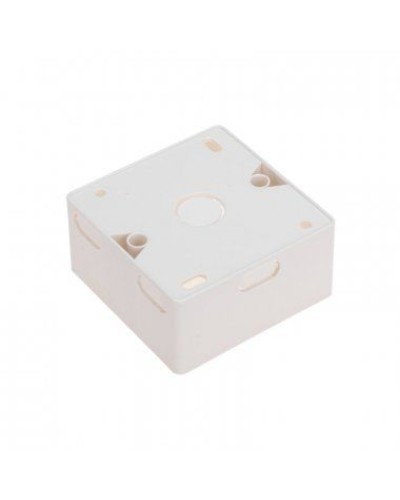 Короб накладной для лицевых панелей 80х80 под 2 модуля 45х22,5 Mosaic 03-0126 в Коврове Распределительные коробки Pintop.ru