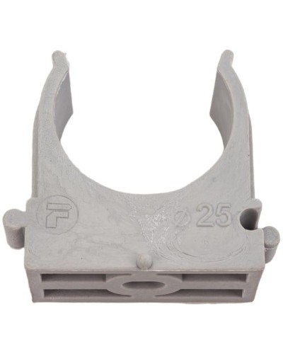 Крепёж-клипса для труб ø25 мм, серая (100 шт/уп)Rexant (28-0125-2) в Коврове Держатели, клипсы, скобы Pintop.ru