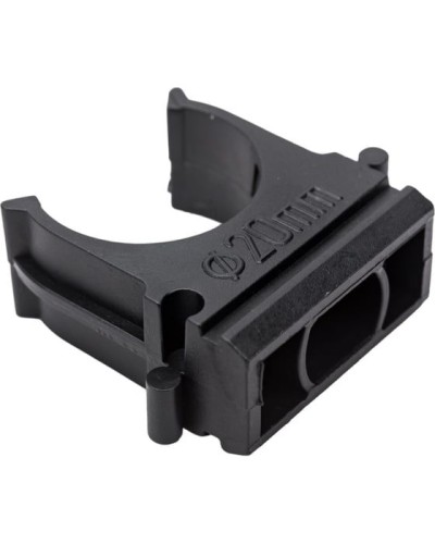 Крепеж-клипса для трубы ø 20 мм, черная (100 шт./уп.) Rexant (28-0120-3) в Коврове Держатели, клипсы, скобы Pintop.ru