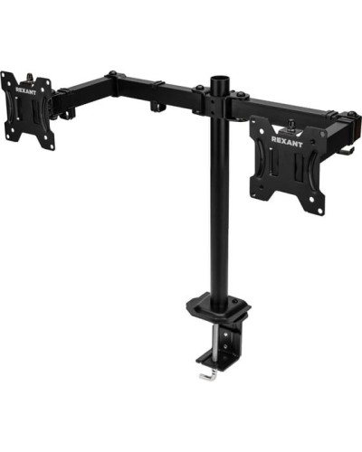 Кронштейн для двух мониторов 13-32, одно колено настольный, серия офис REXANT 38-0356 в Коврове Системы видеонаблюдения Pintop.ru