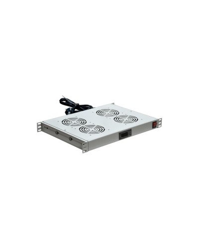 Модуль вентиляторный с термостатом 19 1U с 4-мя вентиляторами REXANT 04-2605 в Коврове Вентиляторные модули Pintop.ru