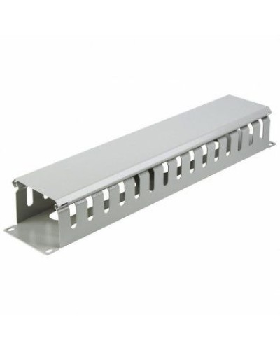 Органайзер кабельный горизонтальный с крышкой, 19, 2U, глубиной 72 мм, металл, RAL 7035 REXANT 04-2645 в Коврове Кабельные органайзеры Pintop.ru