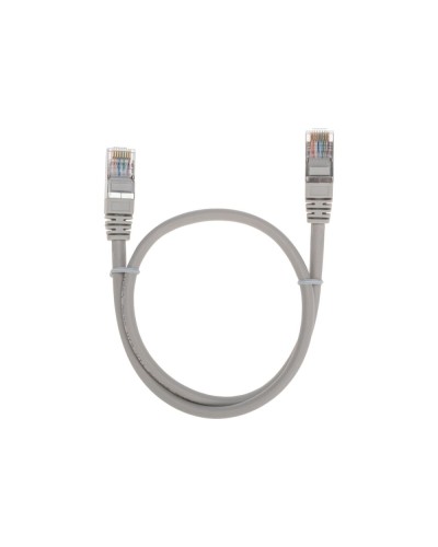 Патч-корд F/UTP, CAT 5e, RJ45-RJ45, 26AWG, LSZH, серый, 0,5м REXANT 02-0110-05 в Коврове Патчкорды (медные) Pintop.ru