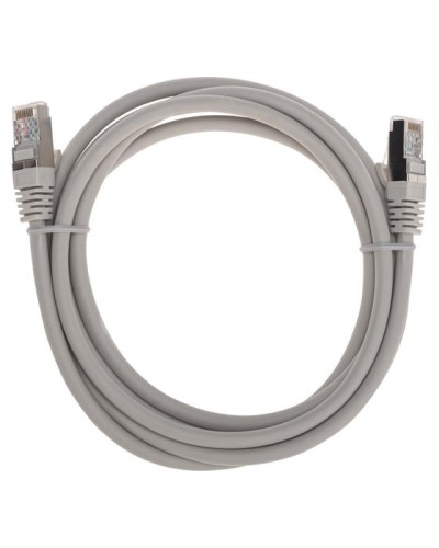 Патч-корд S/FTP, CAT 6A (10G), RJ45-RJ45, 28AWG, LSZH, серый, 2м REXANT 02-0390-2 в Коврове Патчкорды (медные) Pintop.ru