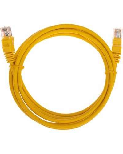 Патч-корд U/UTP, CAT 5e, RJ45-RJ45, 26AWG, LSZH, желтый, 2м REXANT 02-0105-2 в Коврове Патчкорды (медные) Pintop.ru