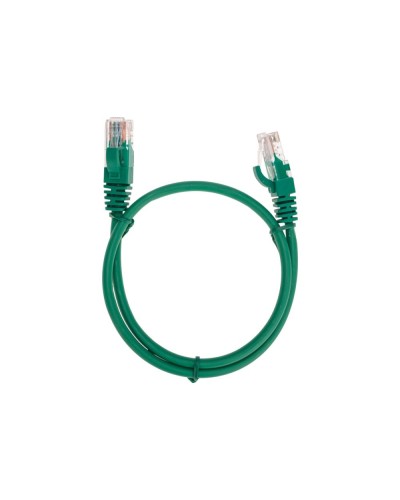 Патч-корд U/UTP, CAT 5e, RJ45-RJ45, 26AWG, LSZH, зеленый, 0,5м REXANT 02-0106-05 в Коврове Патчкорды (медные) Pintop.ru