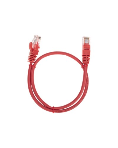 Патч-корд U/UTP, CAT 5e, RJ45-RJ45, 26AWG, LSZH, красный, 0,5м REXANT 02-0103-05 в Коврове Патчкорды (медные) Pintop.ru