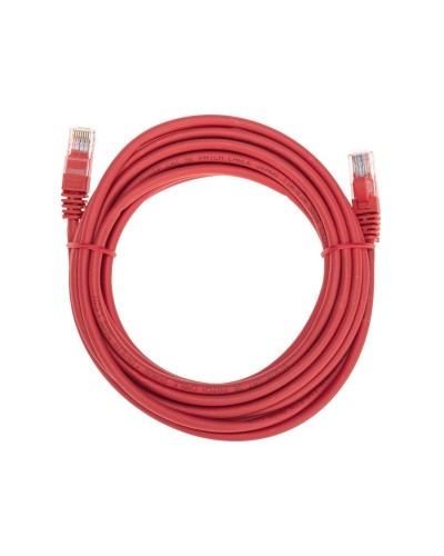 Патч-корд U/UTP, CAT 5e, RJ45-RJ45, 26AWG, LSZH, красный, 5м REXANT 02-0103-5 в Коврове Патчкорды (медные) Pintop.ru
