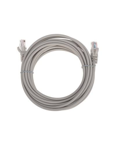 Патч-корд U/UTP, CAT 5e, RJ45-RJ45, 26AWG, LSZH, серый, 5м REXANT 02-0100-5 в Коврове Патчкорды (медные) Pintop.ru