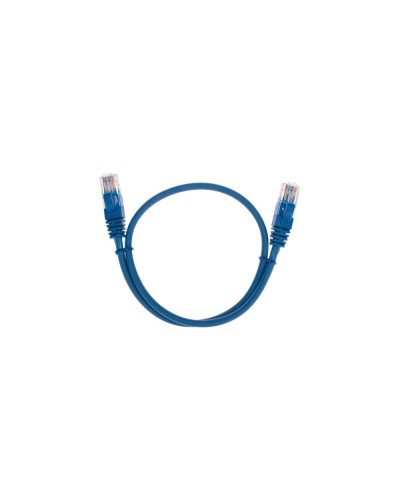 Патч-корд U/UTP, CAT 5e, RJ45-RJ45, 26AWG, LSZH, синий, 0,5м REXANT 02-0104-05 в Коврове Патчкорды (медные) Pintop.ru