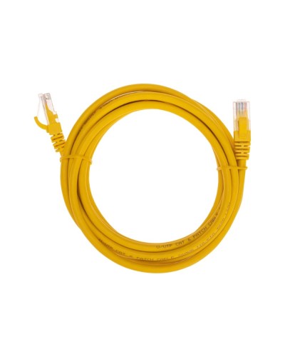 Патч-корд U/UTP, CAT 6, RJ45-RJ45, 26AWG, LSZH, желтый, 3м REXANT 02-0295-3 в Коврове Патчкорды (медные) Pintop.ru