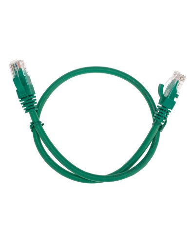 Патч-корд U/UTP, CAT 6, RJ45-RJ45, 26AWG, LSZH, зеленый, 0,5м REXANT 02-0296-05 в Коврове Патчкорды (медные) Pintop.ru