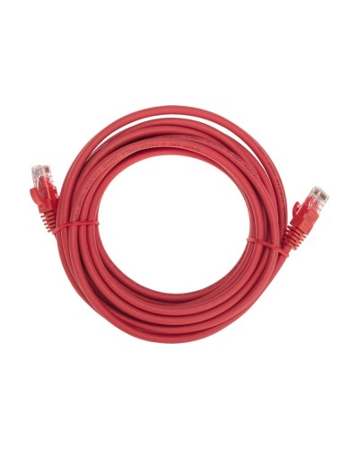 Патч-корд U/UTP, CAT 6, RJ45-RJ45, 26AWG, LSZH, красный, 5м REXANT 02-0293-5 в Коврове Патчкорды (медные) Pintop.ru