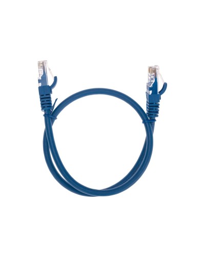 Патч-корд U/UTP, CAT 6, RJ45-RJ45, 26AWG, LSZH, синий, 0,5м REXANT 02-0294-05 в Коврове Патчкорды (медные) Pintop.ru