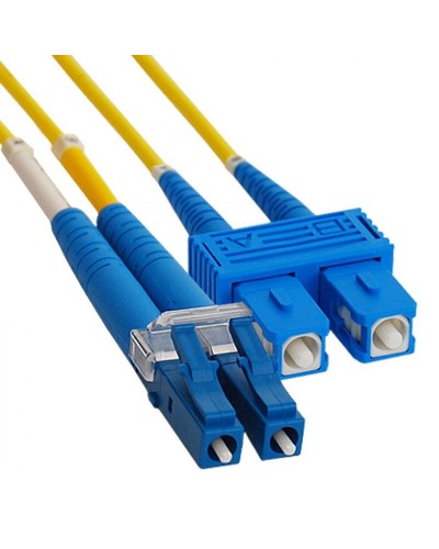 Патч-корд оптический переходной (SM), 9/125 (OS2), LC/UPC-SC/UPC, (Duplex), LSZH, 2м REXANT 50-2410 в Коврове Патч-корды оптические Pintop.ru