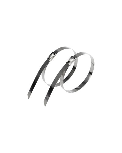 Стяжка кабельная стальная (304) 400x4,6мм (50 шт/уп) REXANT (07-0408) в Коврове Стяжки-хомуты Pintop.ru