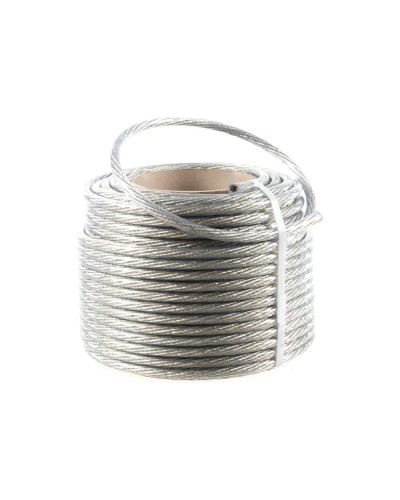 Трос стальной в ПВХ изоляции d=10.0 мм, катушка 50 метров REXANT (09-5300) в Коврове Крепежные изделия Pintop.ru