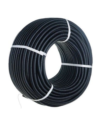 Труба гофрированная ПНД 16 с зондом (100 м) Rexant (28-0016-3) в Коврове Труба гофрированная Pintop.ru