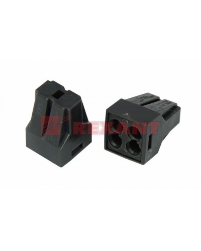 Электромонтажные экспресс-клеммы 773-304 (4*2.5мм² с пастой) (100шт/уп) REXANT 07-3040 в Коврове Клеммные колодки Pintop.ru