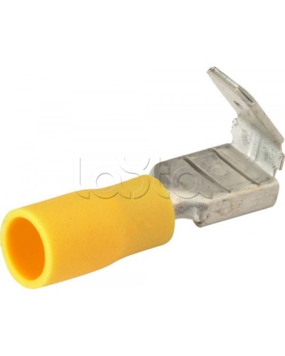 Клемма плоская изолированная 4-6 мм² (КПИ гнездо+штекер - 7.4мм+6.3мм) (100шт/уп) REXANT 08-0452 в Коврове Клеммные колодки Pintop.ru