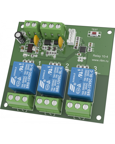 Реле адресное Mega на 3 выхода Ritm в Коврове GSM мониторинг Ritm Pintop.ru