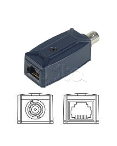 Удлинитель Ethernet, пассивный по коаксиальному кабелю SC&T IP01 в Коврове Видеоусилители, Модуляторы, Делители Pintop.ru